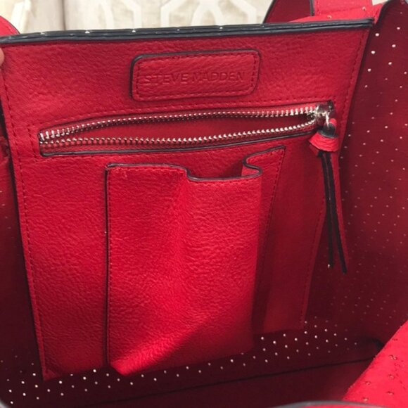 Steve Madden Women's Hole Punch Tote - Picture 2 of 6